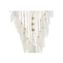 Attrape-rêves DKD Home Decor Plumes Coton Blanc Rotin Boho (52 x 1 x 1