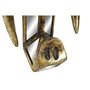 Décoration murale DKD Home Decor Miroir Eléphant Doré Résine (41 x 11 