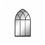 Miroir mural DKD Home Decor Noir Métal Fenêtre 36 x 2 x 65 cm (65 Pièc
