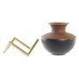 Vase DKD Home Decor Multicouleur Métal Moderne 17 x 16 x 17 cm