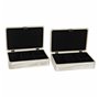 Boîte Décorative DKD Home Decor Naturel Bois MDF 28 x 18 x 6,5 cm (2 U