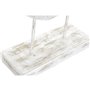 Figurine Décorative DKD Home Decor 32,5 x 10 x 47 cm Argenté Blanc Dan