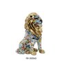 Figurine Décorative DKD Home Decor Doré Lion Résine Multicouleur Moder