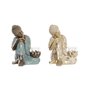 Figurine Décorative DKD Home Decor 17 x 14,5 x 23,7 cm Doré Buda Vert 