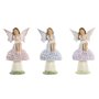 Figurine Décorative DKD Home Decor Bleu Rose Lila Fée 9,5 x 8 x 17 cm 