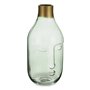 Vase Visage Vert verre (11 x 24,5 x 12 cm)