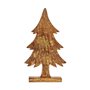 Sapin de Noël 5 x 39 x 22 cm Doré Bois