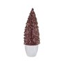 Sapin de Noël Petit Rose Doré Plastique 9 x 28 x 9 cm