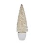 Sapin de Noël Moyen 10 x 33 x 10 cm Blanc Plastique