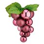 Boules de Noël Petit Raisins Rose Plastique 15 x 15 x 20 cm