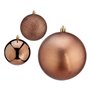 Boules de Noël Ø 10 cm Marron Plastique 10 x 11 x 10 cm