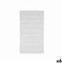 Tapis de Douche Antidérapant Carreaux Transparent PVC 67,7 x 38,5 x 0,