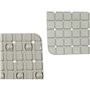 Tapis de Douche Antidérapant Carreaux Gris PVC 67,7 x 38,5 x 0,7 cm (6