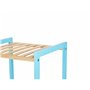 Etagère de salle de bains 35 x 30 x 70 cm Bleu Naturel Bambou Bois de 