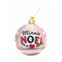Boule de Noël Minnie Mouse Lucky 6 Unités Rose Plastique (Ø 8 cm)