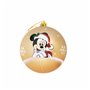 Boule de Noël Mickey Mouse Happy smiles Doré 10 Unités Plastique (Ø 6