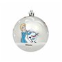 Boule de Noël Frozen Memories Argenté 10 Unités Plastique (Ø 6 cm)