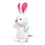 Jouet pour chien en peluche Gloria Ore 10 cm Lapin