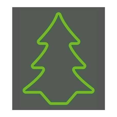 Figurine Décorative EDM Flexiled Sapin Vert 220 V (45 x 3 x 62 cm)