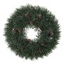 Couronne de Noël Vert PVC 28 x 28 cm