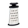 Gratoir Noir Argenté Acier inoxydable TPR 9 x 15,5 x 4,2 cm (12 Unités