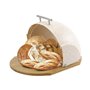 Corbeille à Pain Feel Maestro MR-1678 Beige Argenté Bois Plastique 1 P