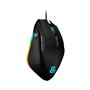 Souris Gaming avec LED Newskill HABROK RGB 16000 dpi Noir