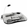 Plateau DKD Home Decor 8424001892471 48 x 38 x 7 cm Noir Blanc PVC
