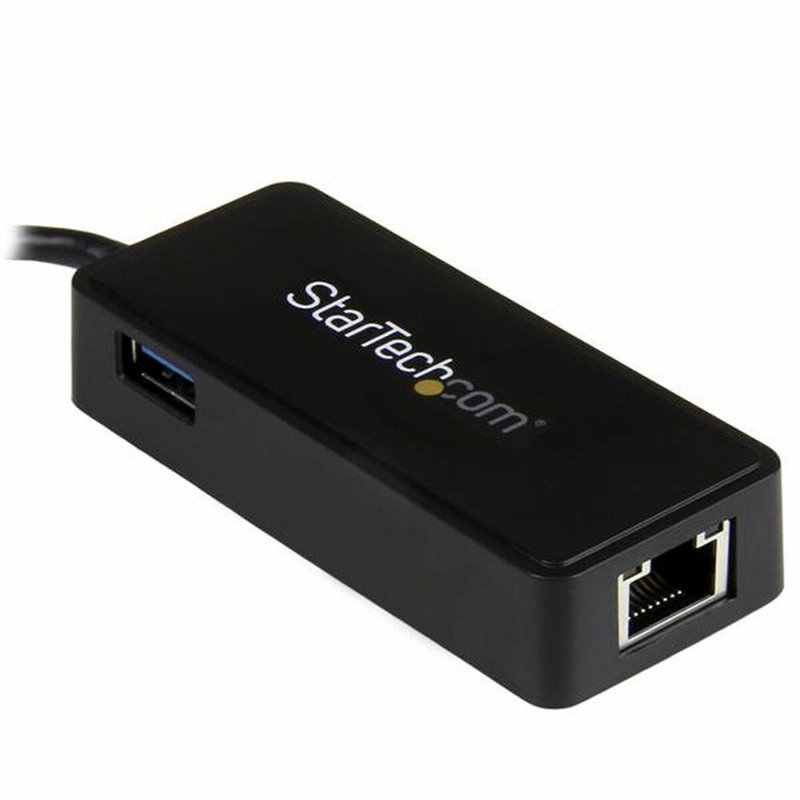 Image secondaire de Startech.com Adaptateur réseau USB-C vers RJ45 Gigabit Ethernet avec port USB supplémentaire - M/F - USB 3.1 Gen 1 (5 Gb/s)