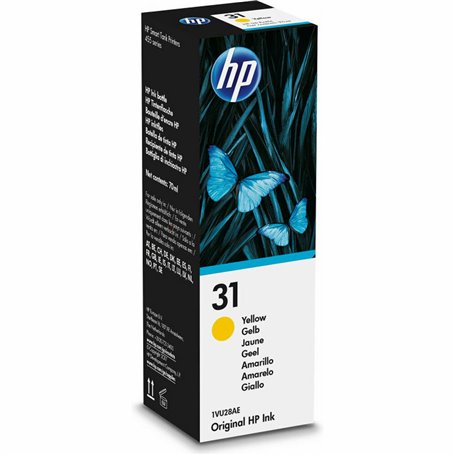 Encre pour Recharger des Cartouches HP 31 Jaune