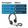 Casques avec Microphone Kensington Auriculares Hi-Fi USB con micrófono