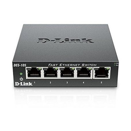 Commutateur Réseau de Bureau D-Link DES-105/E LAN