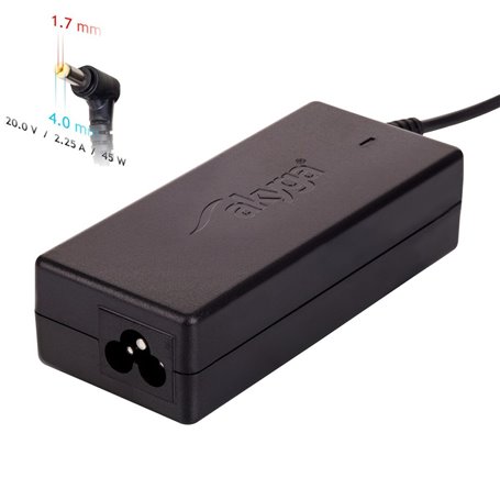 Chargeur d'ordinateur portable Akyga AK-ND-50 45 W