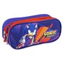 Trousse d'écolier Sonic Violet 22,5 x 8 x 10 cm