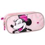 Trousse Fourre-Tout Double Minnie Mouse Rose 22,5 x 8 x 10 cm
