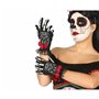 Gants Crâne Noir Halloween