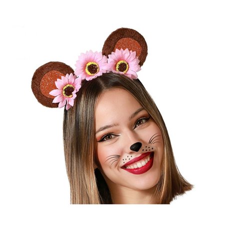 Serre-tête Oreilles Fleurs