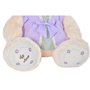 Ours en peluche DKD Home Decor Robe 42 x 20 x 50 cm Beige Rose Lila En