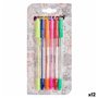 Ensemble de Stylos Multicouleur (12 Unités)