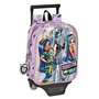 Cartable à roulettes Monster High Best boos Lila 22 x 27 x 10 cm
