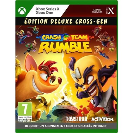 Crash Team Rumble - Edition Deluxe - Jeu Xbox One et Xbox Series X