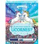 Où sont encore cachées les licornes ? - bloc avec un feutre effaçable