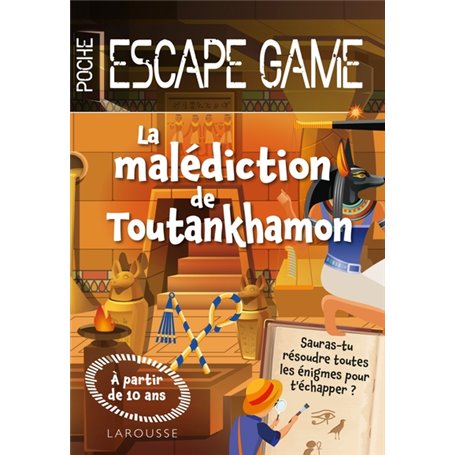 Escape game de poche junior : La malédiction de Toutankhamon