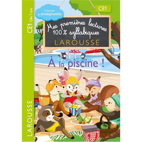 Premières lectures syllabiques CE1 - A la piscine