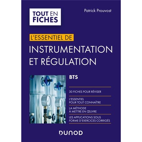 Instrumentation et régulation BTS - En 30 fiches