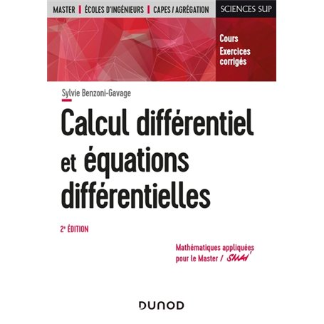 Calcul différentiel et équations différentielles - 2e éd. - Cours et exercices corrigés