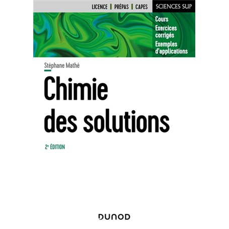 Chimie des solutions - 2e éd.