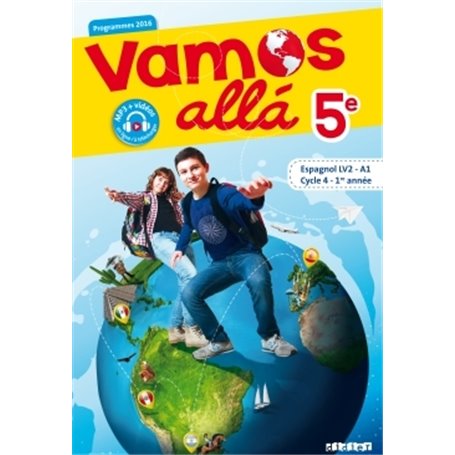 Vamos allá 5e LV2 Espagnol Ed.2016 - Livre de l'élève