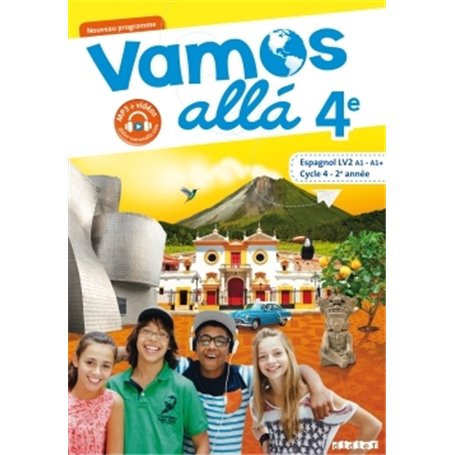 Vamos allá 4e LV2 Espagnol Ed.2017 - Livre de lélève