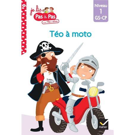 Téo et Nina GS-CP Niveau 1 - Téo à moto